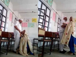 Pakistani college principal has orgy with youthful lecturer in classroom