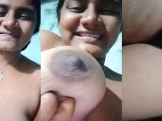 Guiltless country girl's nude selfies with large funbags