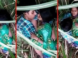 Desi naughty wifey gets outdoor sex! Caught by a ananist hidden cam