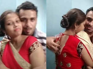 Marwadi couple in a romantic and