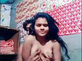 Desi Village youthfull unexperienced duo caught ravaging vdo