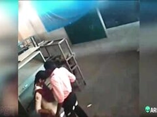 Desi teacher lures student into sofa for warm encounter!