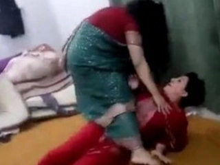 Desi girls get crazy and crazy at a  soiree